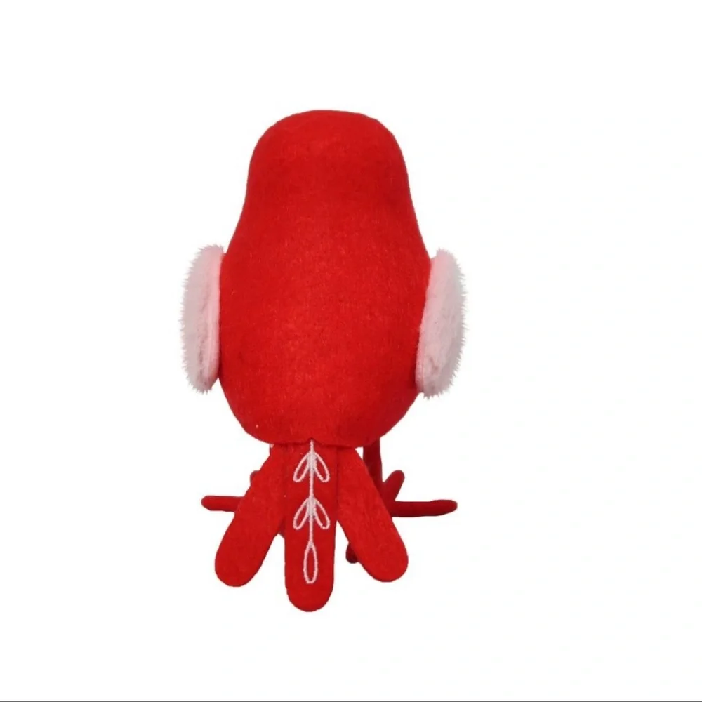 Target Fabric Valentine's Day Bird Figurine with Heart Shaped Glasses